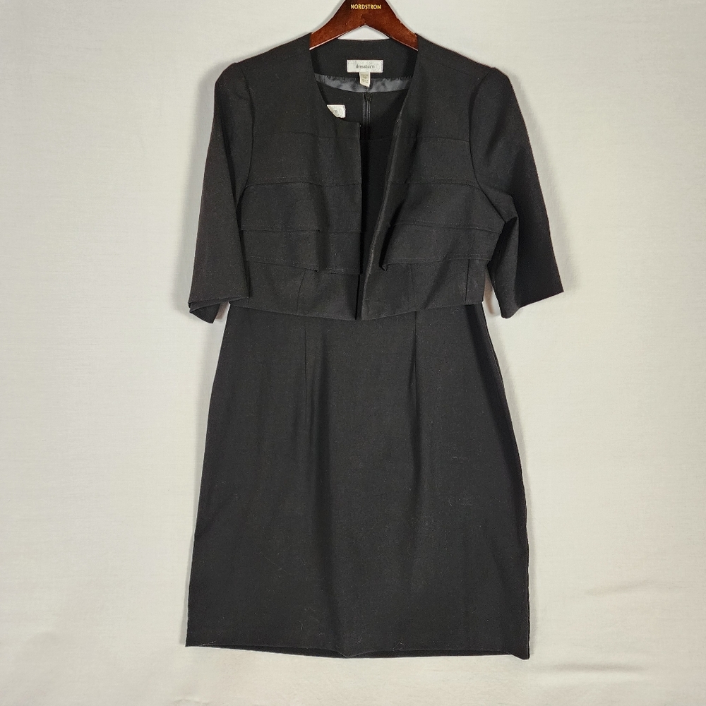 Dressbarn Black Dress and Jacket 14P